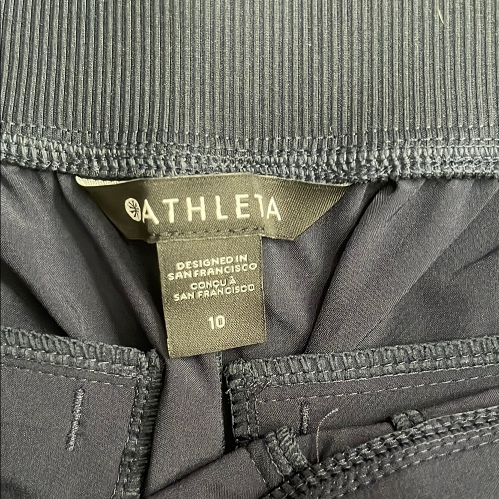 Athleta Navy Brooklyn Pants Size 10 Women's - Picture 12 of 13